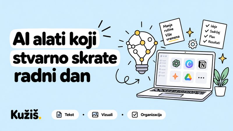 Naslovnica: AI alati koji stvarno skrate radni dan