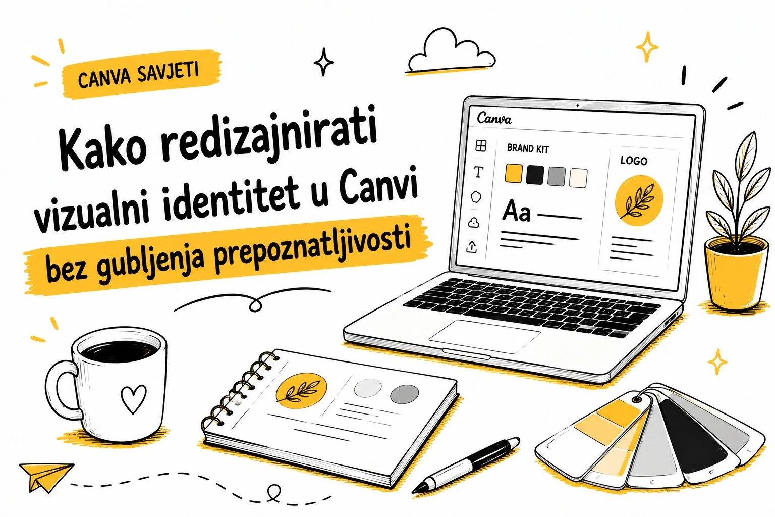 Kako redizajnirati vizualni identitet u Canvi bez gubljenja prepoznatljivosti