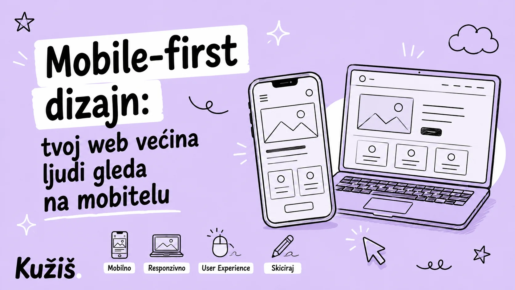 Mobile-first dizajn: tvoj web većina ljudi gleda na mobitelu