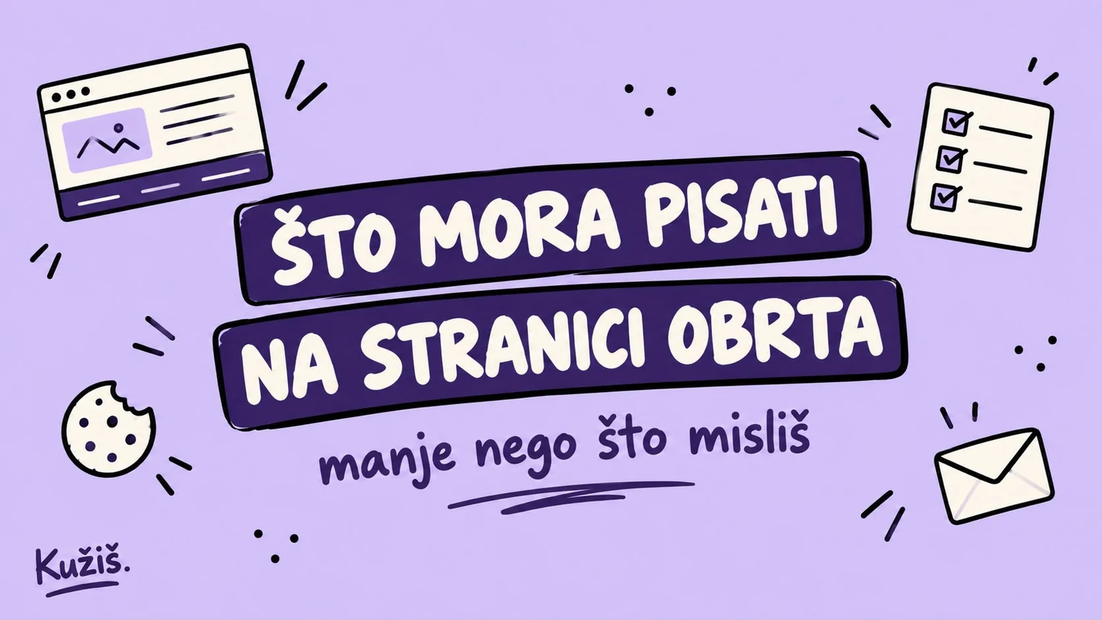 Što po zakonu mora pisati na stranici obrta