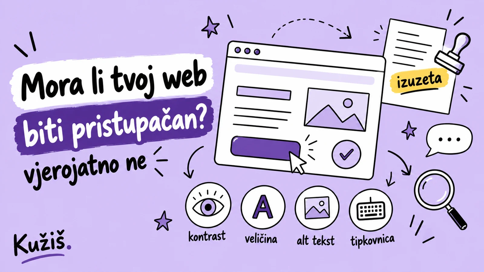 Mora li tvoja web stranica biti pristupačna?